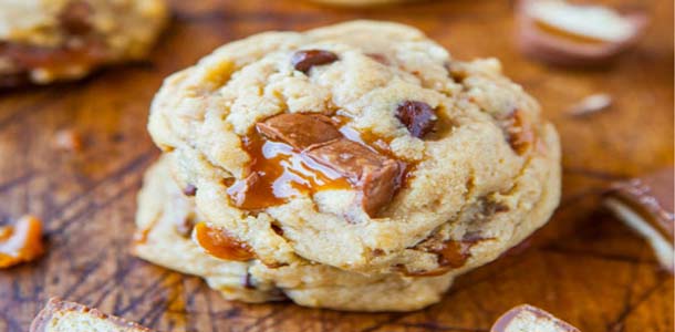 recette twix cookies