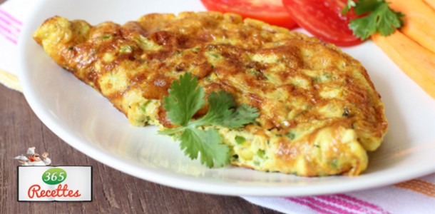 recette omelette au gruyère et fine herbes